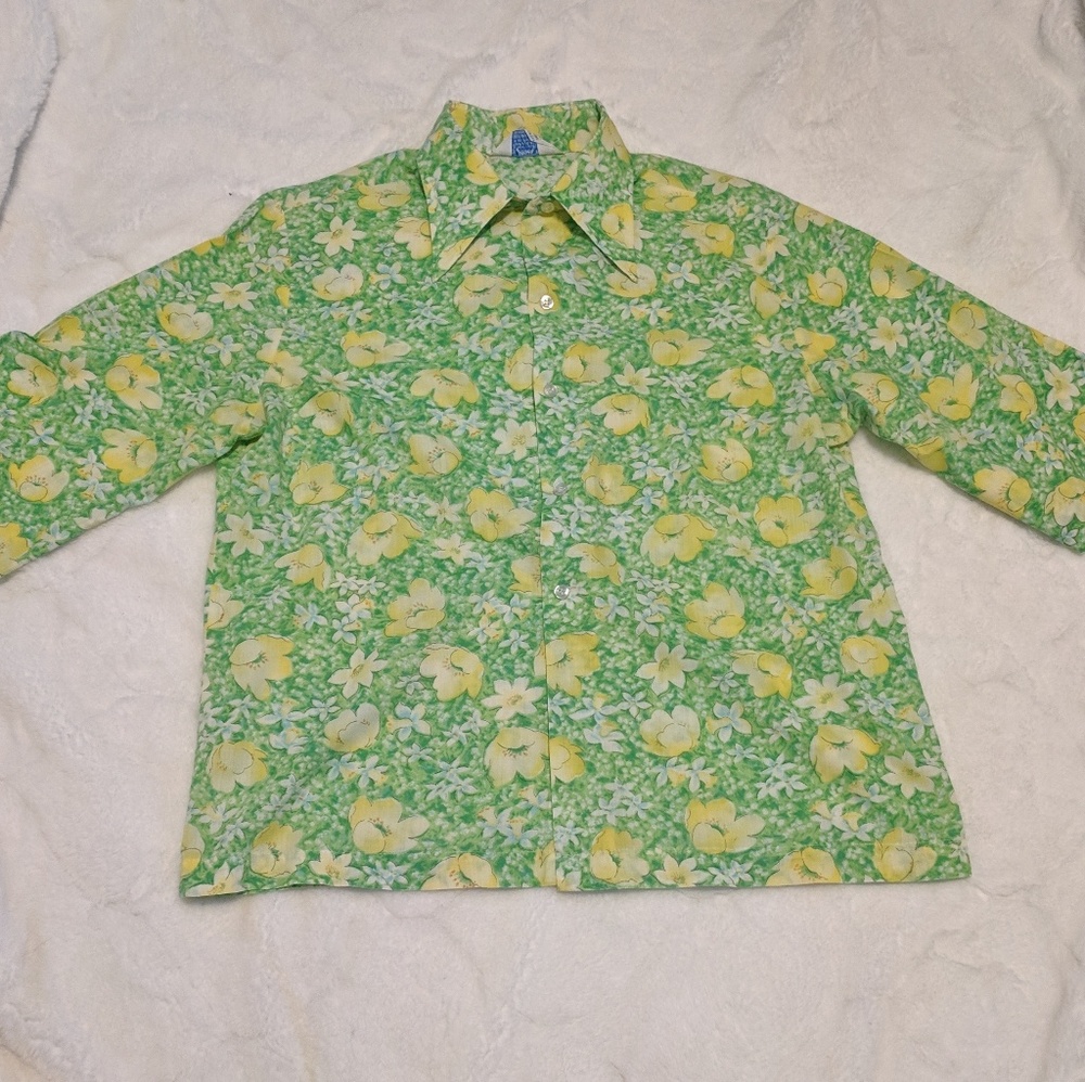 Vintage Sears patterned button down